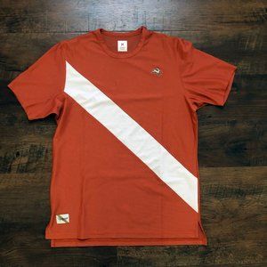 Tracksmith Van Cortlandt Tee - Terracotta & Ivory